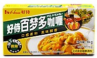 好待百梦多咖喱块【微辣】块状日式黄咖喱调味料 100g